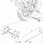 DR Z125,L Rear wheel (dr-z125ll5 e28)