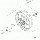 Z650 (ER650GHF) Переднее колесо