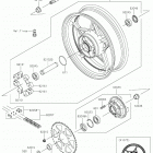 Ninja 650 (EX650KKFA) Заднее колесо  /  цепь