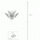 NINJA 400 ABS Accessory(decals)