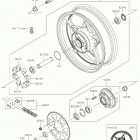 Ninja 650 (EX650JKF) Заднее колесо  /  цепь