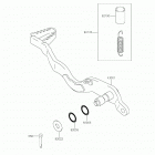 KLX250 Педаль тормоза