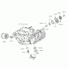 Ninja 400 (EX400GKF) Масляный насос  /  масляный фильтр