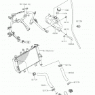 Ninja 400 (EX400GKF) Патрубки охлаждения