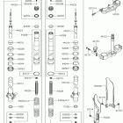 KX85 (KX85CKF) Передняя вилка