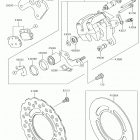 KX85 (KX85CKF) Задний тормоз