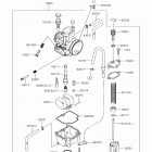 KX85 (KX85CKF) Карбюратор
