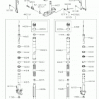 KLX250 Передняя вилка