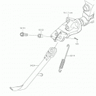 VULCAN S (EN650EHF) Подножка