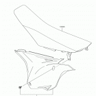 KX85 (KX85CKF) Сиденье