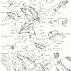 Ninja 1000 (ZX1000WHF) Cowling lowers(whf  /  wjf)