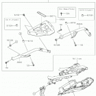 Ninja 650 (EX650KKFA) Accessory(topcase bracket)