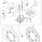 KX85 (KX85CKF) Передний тормоз