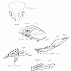 Ninja 400 (EX400GKF) Decals(blue)(gjf)