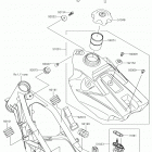 KX85 (KX85CKF) Топливный бак