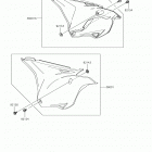 KX85 (KX85CKF) Боковые обтекатели