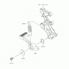 NINJA 400 ABS Педаль тормоза