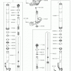 Z900RS ABS Передняя вилка