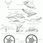 Ninja 650 (EX650KKFA) Decals(orange)(kkfa)