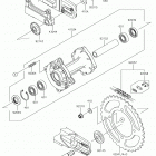 KX85 (KX85CKF) Задняя ступица колеса