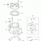 KX65 (KX65AKF) Cylinder head  /  cylinder