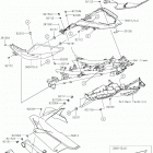 Ninja 400 (EX400HKF) Боковые крышки  /  крышка цепи