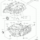 Ninja 400 (EX400GKF) Картер двигателя
