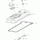 Ninja 650 (EX650JKF) Крышка головки цилиндров