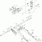 Z125 PRO (BR125JJSA) Swingarm  /  shock absorber
