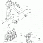 Ninja 400 (EX400HKF) Крепление двигателя