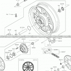 VULCAN S (EN650CHF) Заднее колесо  /  цепь