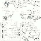 NINJA ZX-14R ABS Задний торм цилиндр