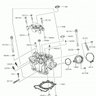 KX250 (KX252AKF) Головка цилиндров