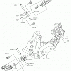 KX250 (KX252AKF) Подножки