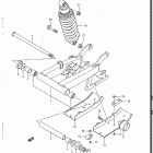 LT230S Rear swinging arm (model h / j)