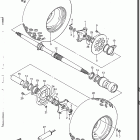 LT230S Rear wheel (model f / g)
