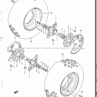 LT230S Переднее колесо