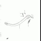 LT230S Задний тормоз