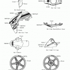 Z125 PRO Decals(green)(jhfa  /  jjfb)