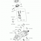 Ninja ZX-6R Crankshaft  /  piston(s)