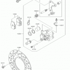 KX65 Передний тормоз