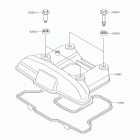 KLR650 Крышка головки цилиндров