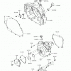 KLX140G Крышки двигателя