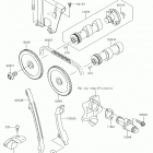 KLR650 Распредвал(ы)  /  натяжитель