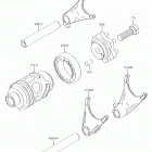 KX85 (KX85CHF) Шестерни   /  вилки переключения