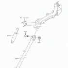 KLX110 Подножка
