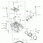 KX450F Головка цилиндров