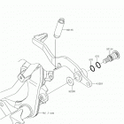 KLX140 (KLX140AHF) Педаль тормоза