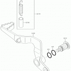 KX65 Педаль тормоза