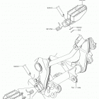 KLX140G Подножки